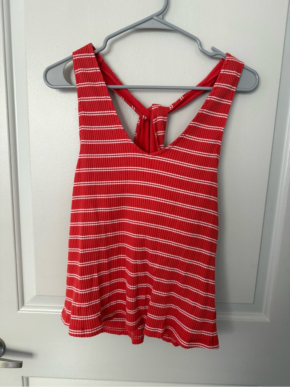 Old Navy orange striped tank top